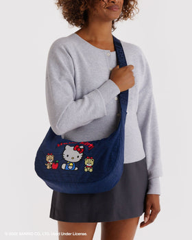 Medium Nylon Crescent Bag